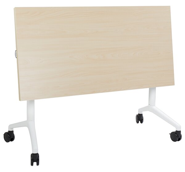 Skládací psací stůl CAVI Světle hnědá 120 cm 60 cm s koly