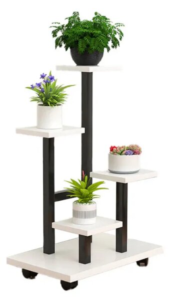 Bloomnest™ 4patrový Pojízdný Stojan Na Rostliny