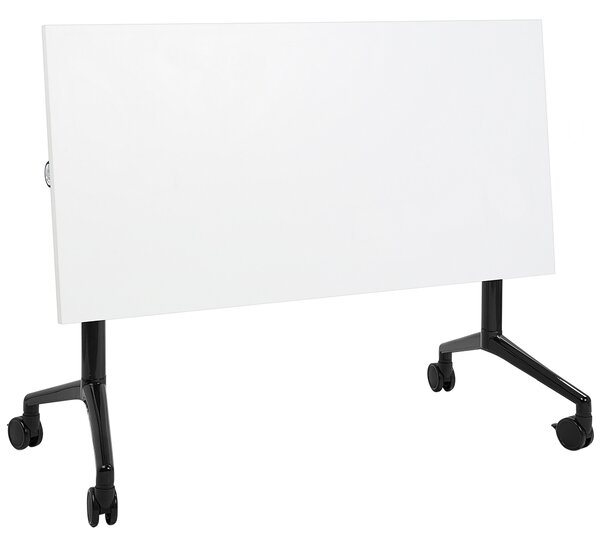 Skládací psací stůl CAVI Bílá 120 cm 60 cm s koly