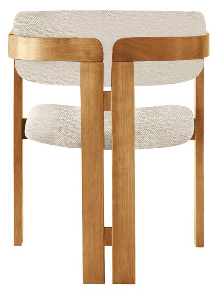 Kalune Design Jídelní židle CO z masivu světle béžová/dub