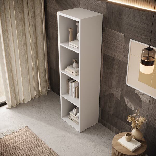 ADRK Furniture Regál Cleo II BS-CLE-II-W