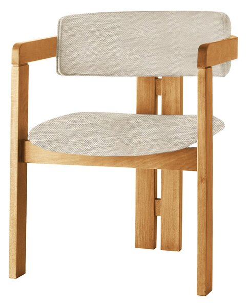 Kalune Design Jídelní židle CO z masivu světle béžová/dub