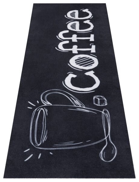 Hanse Home, Běhoun Cook & Clean 105733 Black White, 50x150, černá, kuchyně