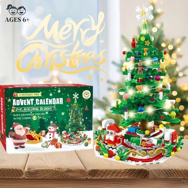Merryglow™ Adventní Kalendář – Sada Pro Sestavení Led Vánočního Stromečku