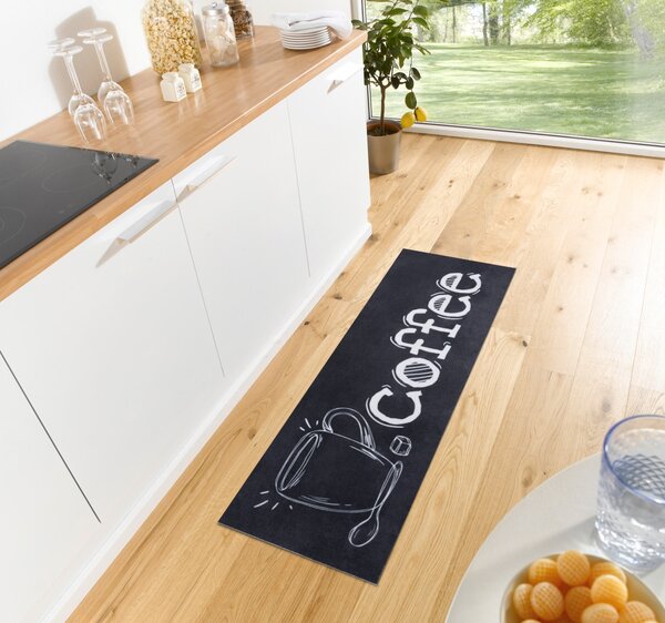 Hanse Home, Běhoun Cook & Clean 105733 Black White, 50x150, černá, kuchyně