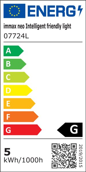 Immax NEO LITE Smart žárovka LED GU10 4,8W RGB+CCT bar. a bílá, stmívatelná, WiFi, Beacon