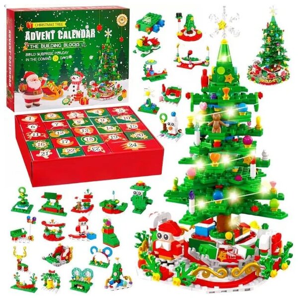 Merryglow™ Adventní Kalendář – Sada Pro Sestavení Led Vánočního Stromečku