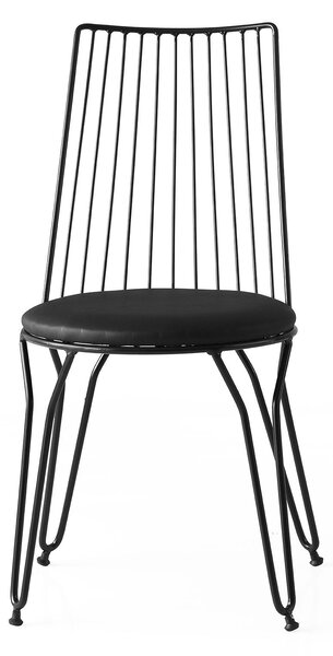 Kalune Design Sada 2 ks jídelních židlí Ada černá