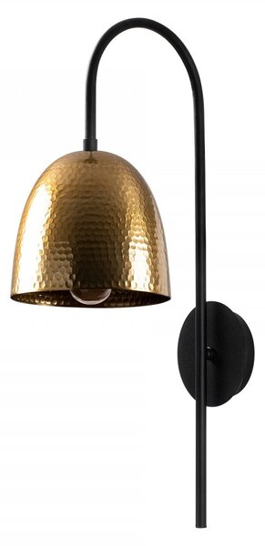 Opviq Nástěnná lampa Tato černá/mosaz