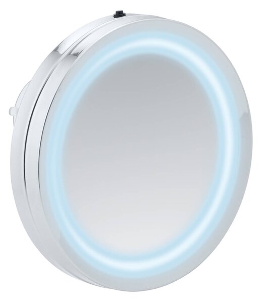 WENKO LED nástěnné zrcadlo MOSSO chrom 15x15x3 cm