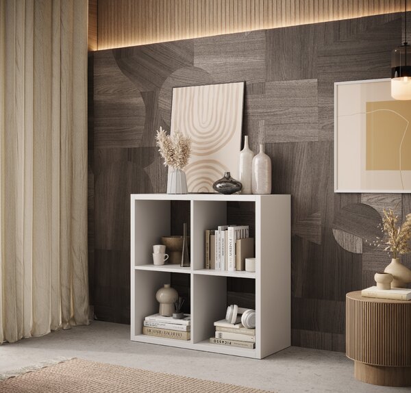 ADRK Furniture Regál Cleo III BS-CLE-III-W