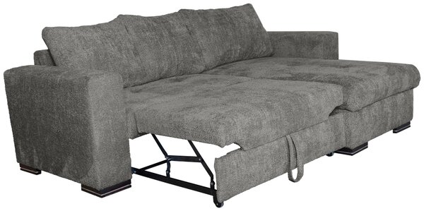 ROHOVÁ SEDAČKA, textil, šedá Carryhome - Sedací soupravy