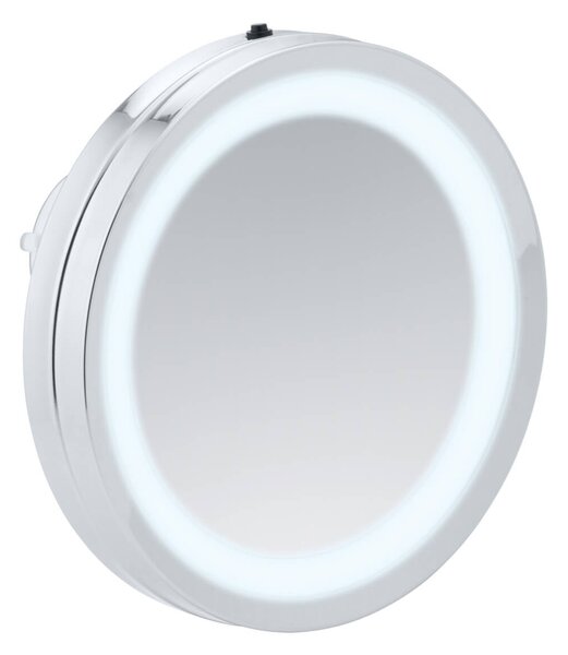 WENKO LED nástěnné zrcadlo MOSSO chrom 15x15x3 cm