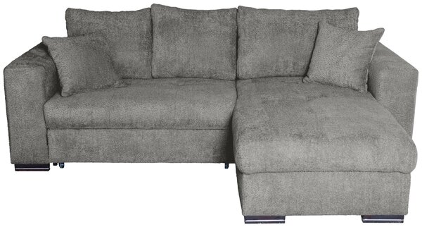 ROHOVÁ SEDAČKA, textil, šedá Carryhome - Sedací soupravy