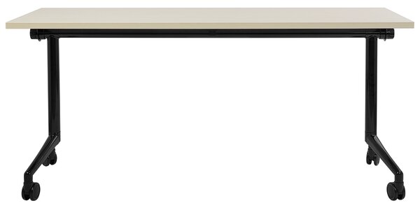 Skládací psací stůl CAVI Světle hnědá 160 cm 60 cm s koly