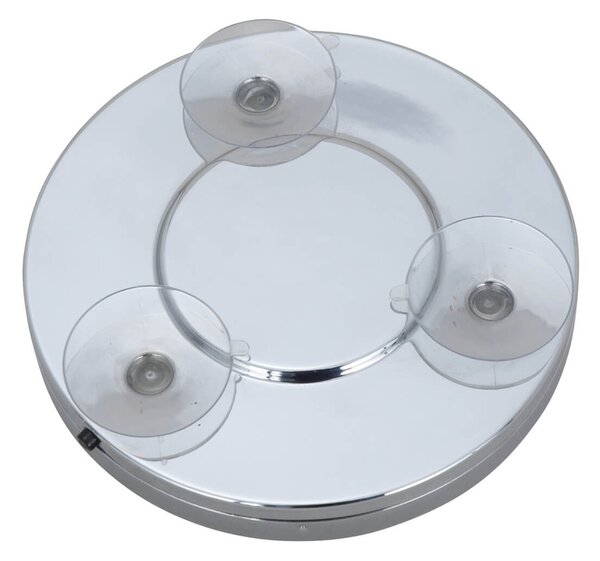 WENKO LED nástěnné zrcadlo MOSSO chrom 15x15x3 cm