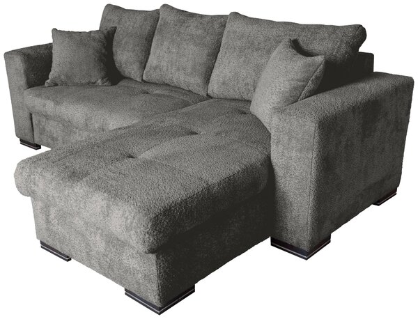 ROHOVÁ SEDAČKA, textil, šedá Carryhome - Sedací soupravy