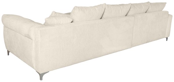 ROHOVÁ SEDAČKA, textil, šedobéžová Carryhome - Sedací soupravy