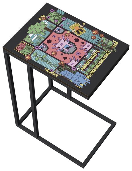 ODKLÁDACÍ STOLEK, černá Minecraft - Odkládací stolky