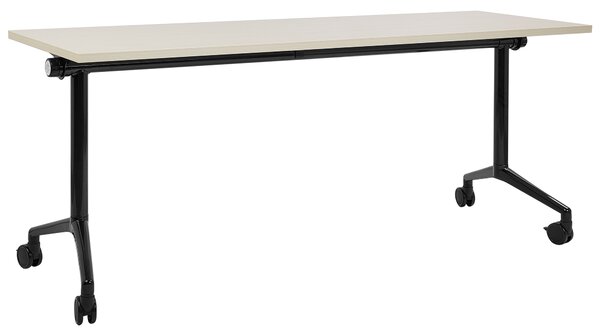 Skládací psací stůl CAVI Světle hnědá 180 cm 60 cm s koly