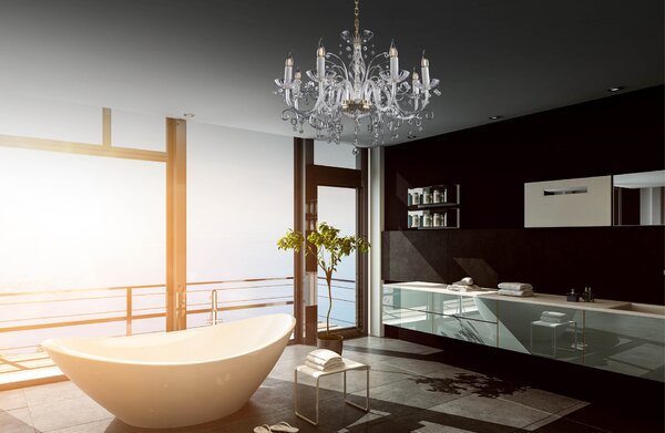 Designový lustr EL417809, Varianta Zlatý