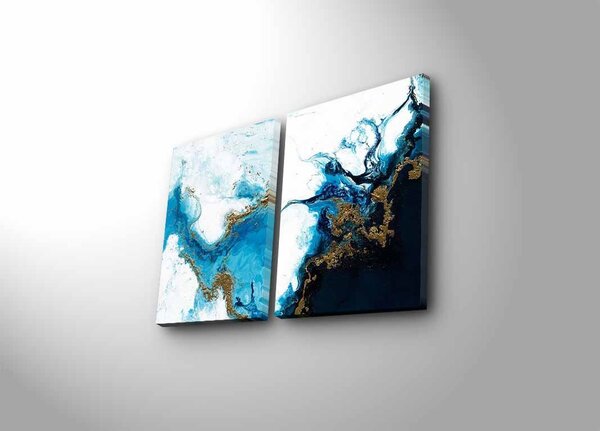 ASIR Sada obrazů BLUE 2 ks
