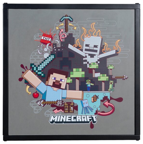 ODKLÁDACÍ STOLEK, černá Minecraft - Odkládací stolky