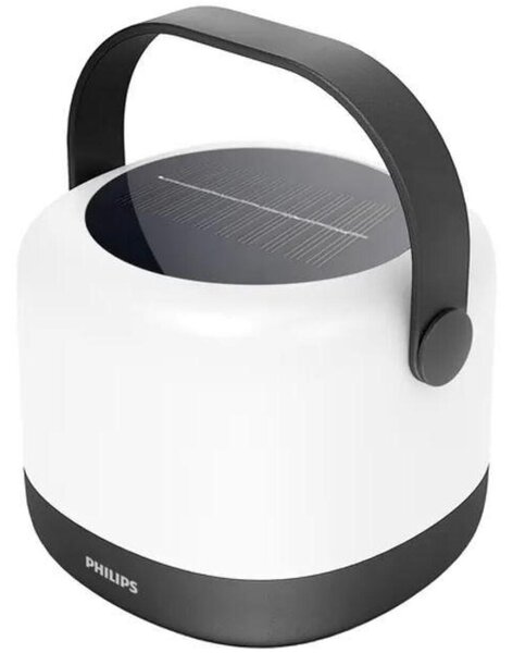 Philips Alula solární venkovní lampička LED 1,2W 80/20lm 3000K RGB CRI80 15cm IP44, černá