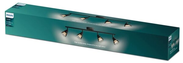 Philips - Bodové svítidlo CLEFT 4xGU10/5W/230V