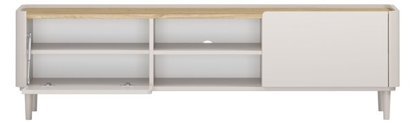 TV stolek Elivo 170 cm na nožkách - kašmírová / dub olejovaný