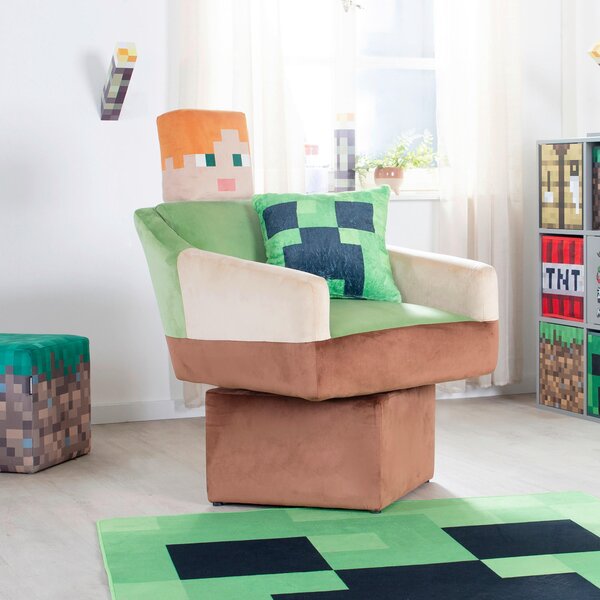 HERNÍ KŘESLO Minecraft - Dětské pokoje sestavy