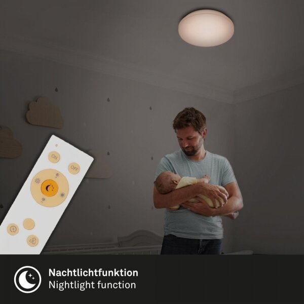 Briloner 7377-016 - LED Stmívatelné stropní svítidlo LED/12W/230V 3000-6500K