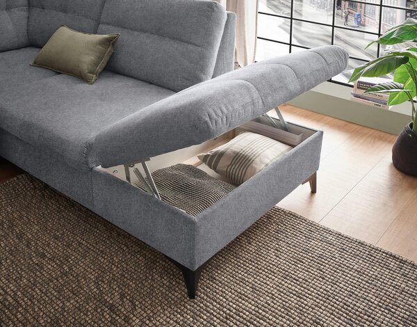 SEDACÍ SOUPRAVA, textil, šedá MID.YOU - Sedací soupravy, Online Only