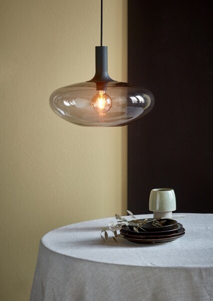 Nordlux - Lustr na lanku ALTON 1xE27/60W/230V černá