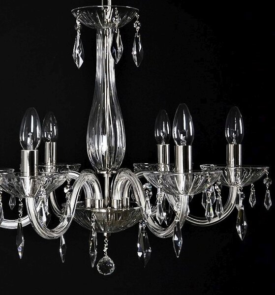 Moderní křišťálový lustr LW119061100G, Varianta Stříbrný