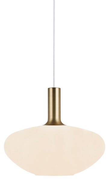 Nordlux - Lustr na lanku ALTON 1xE27/60W/230V bílá/černá/mosaz