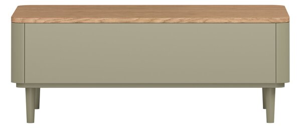 Konferenční stolek Elivo 100 cm na nožkách - eukalyptus / dub baltic dune