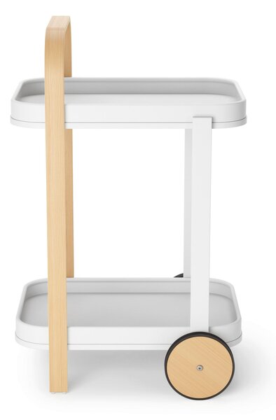 SERVÍROVACÍ VOZÍK, přírodní barvy, bílá, 44/80/50 cm Umbra - Barové vozíky, Online Only