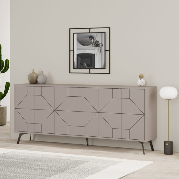 Skříňka Duben 2 (Světlá mokka). Akce -25%