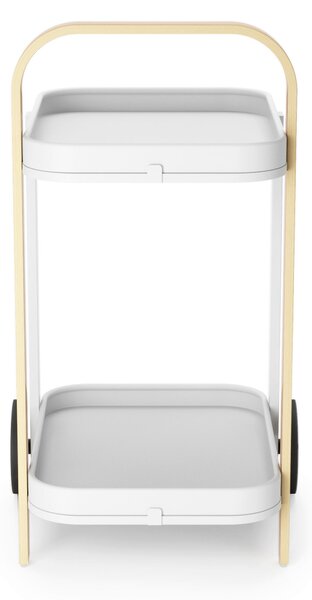 SERVÍROVACÍ VOZÍK, přírodní barvy, bílá, 44/80/50 cm Umbra - Barové vozíky, Online Only