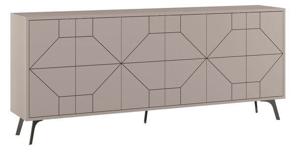 Skříňka Duben 2 (Světlá mokka). Akce -25%