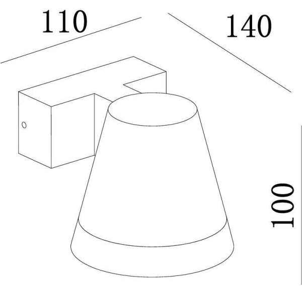 Deko-Light 731076 -LED Venkovní nástěnné svítidlo SERPENTIS 6,2W/230V IP54 černá