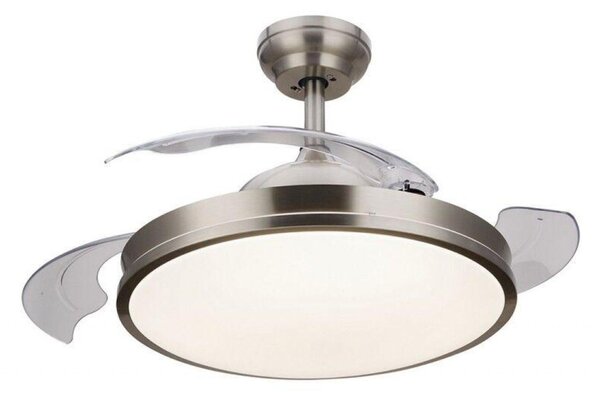 Philips Atlas stropní svítidlo s ventilátorem 28W (větrák) + 35W (světlo) 4500lm 2700/4000/5500K 49cm, nikl