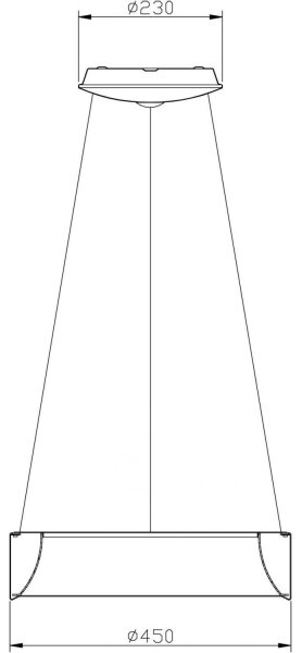 Deko-Light 342122 - LED Stmívatelný lustr SCULPTORIS LED/27W/230V 3000K pr. 45cm