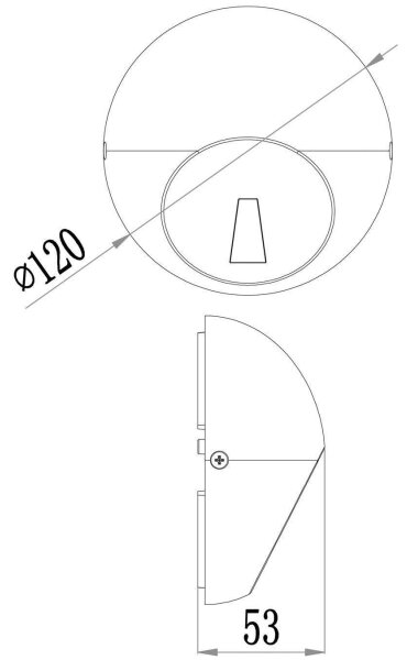 Deko-Light 731111-LED Venkovní nástěnné svítidlo AQUILAE 3,5W/230V IP65 antracit