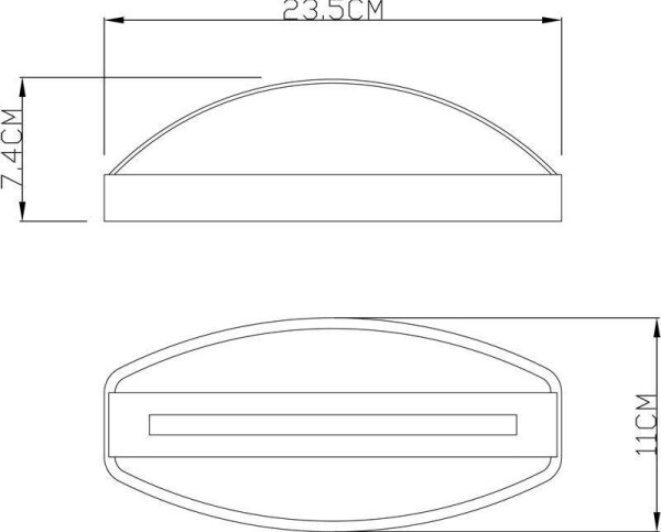 Deko-Light 731093 -LED Venkovní nástěnné svítidlo ERIDANI 13W/230V IP44 antracit