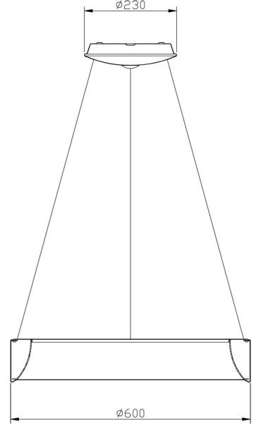 Deko-Light 342125 - LED Stmívatelný lustr SCULPTORIS LED/27W/230V 4000K pr. 60cm