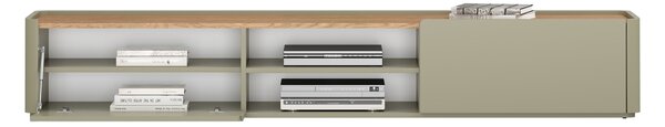 TV stolek Elivo 220 cm se zásuvkou - eukalyptus / dub baltic dune