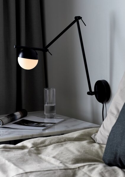 Nordlux - Nástěnná lampa CONTINA 1xG9/5W/230V černá