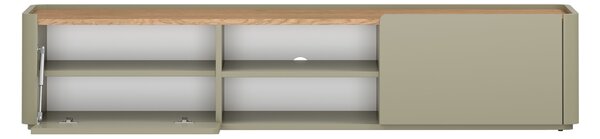TV stolek Elivo 170 cm se zásuvkou - eukalyptus / dub baltic dune
